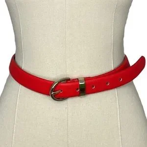 Target Accessories Target Orange Belt With Goldtone Buckle